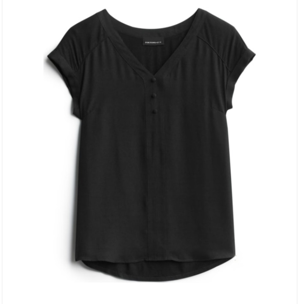 NWT Helina Mixed Material Blouse